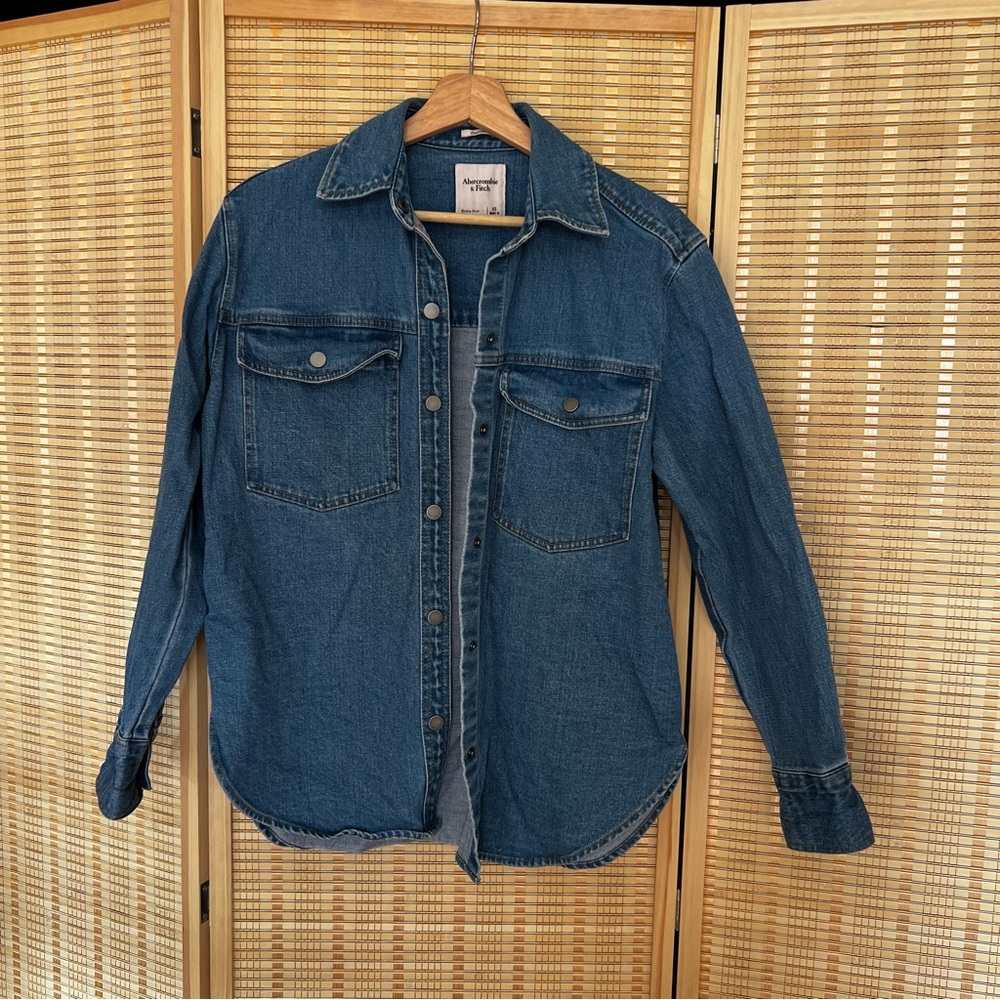 Abercrombie & Fitch Blue Denim Shirt